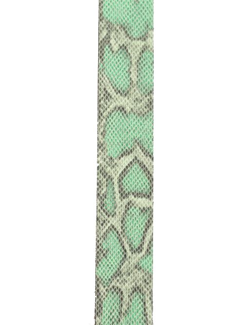 Green python skin pattern sandals Da Costanzo | 2FASCEVERDEPITONE